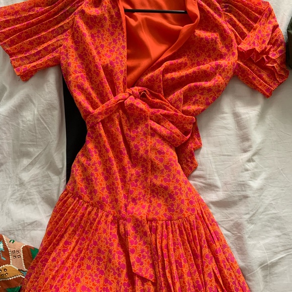 EUC Alexis x Target Pleated Mini Dress Size S - Picture 2 of 2